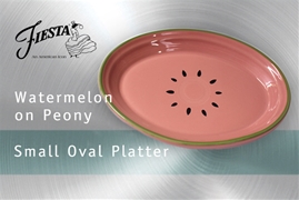Fiesta Watermelon Small Oval Platter